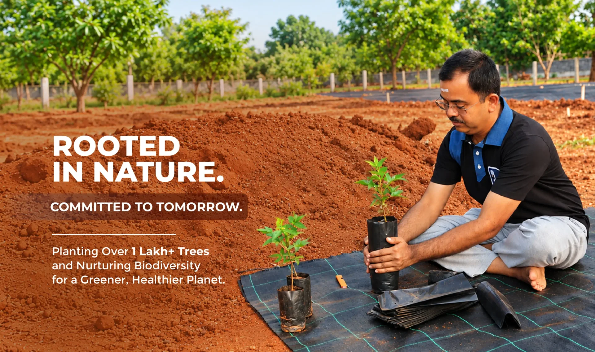Rooted in nature — planting over 1 lakh trees