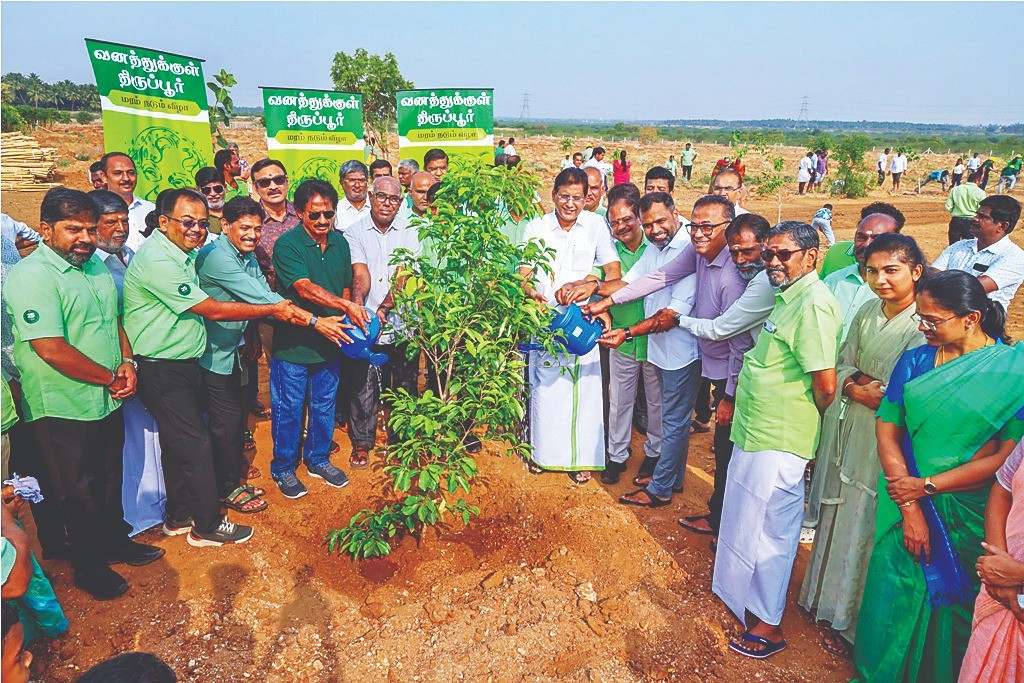 Planting 15,000 Saplings: A Green Step Towards Restoring Tiruppur’s Biodiversity