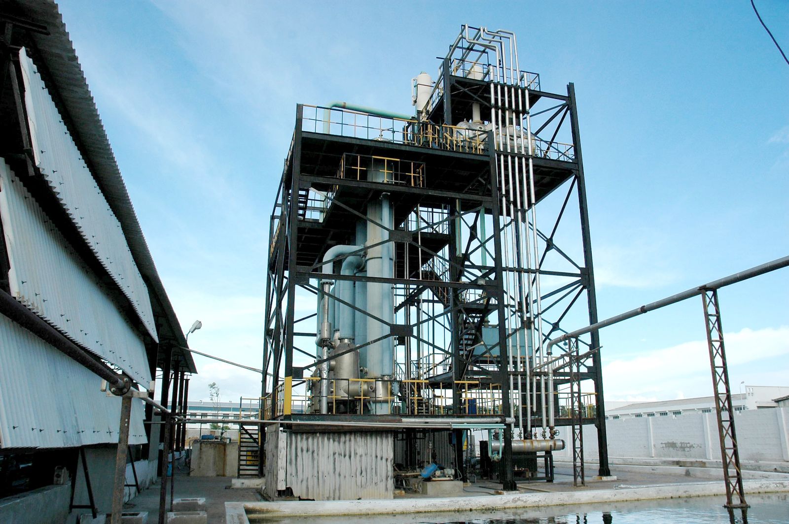 Reverse osmosis and evaporation plant at Royal Classic Mills